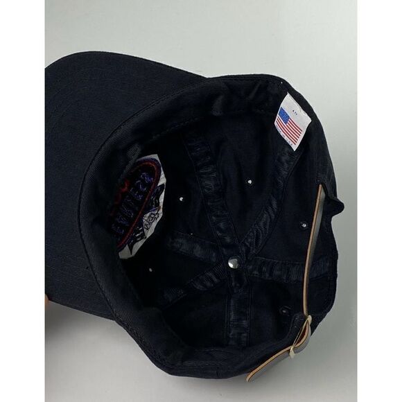 Vintage MCI Fearless 500 Adjustable Strap Cap Hat Black Racing Hot Wheels - Picture 5 of 6